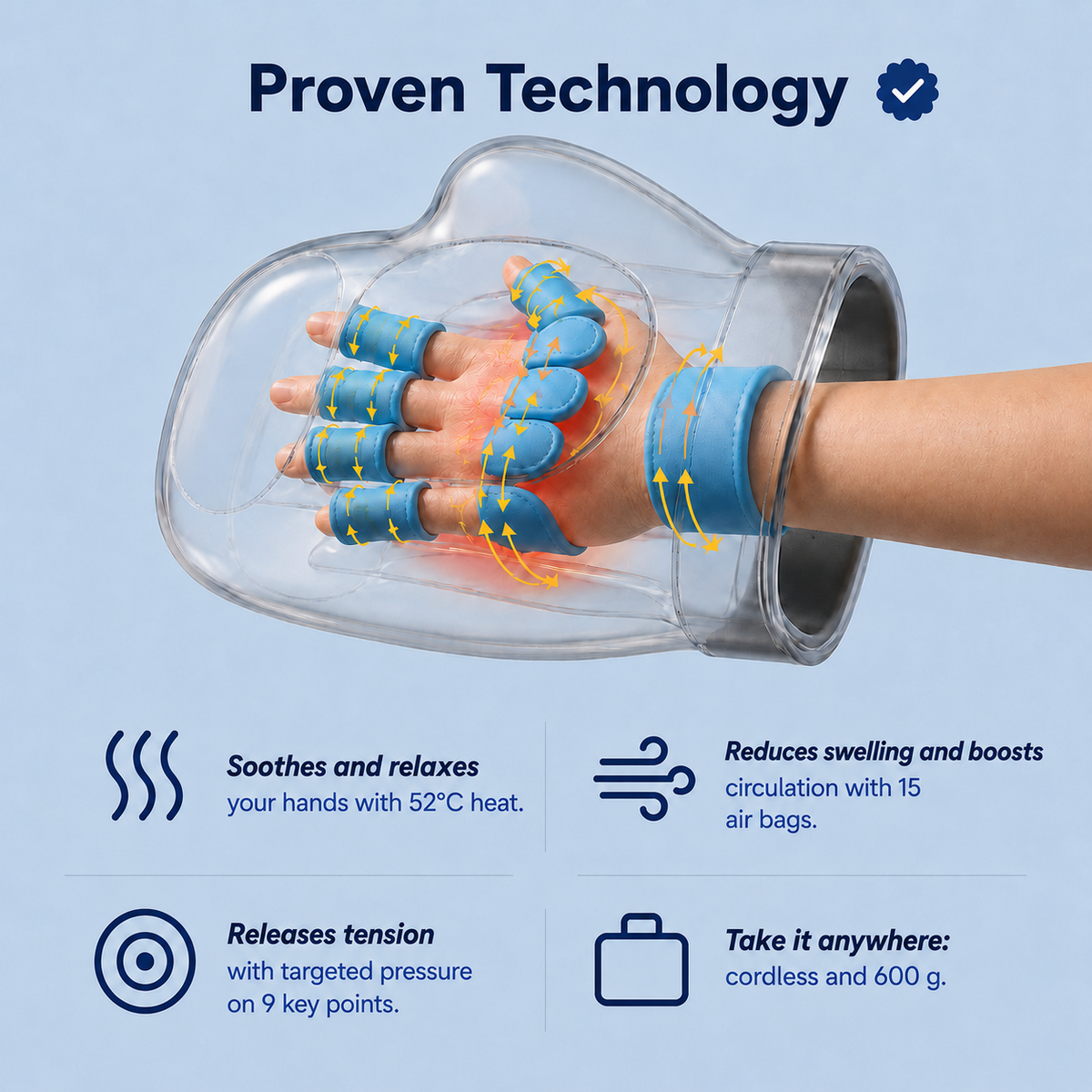 Therapeutic Hand and Wrist Massager