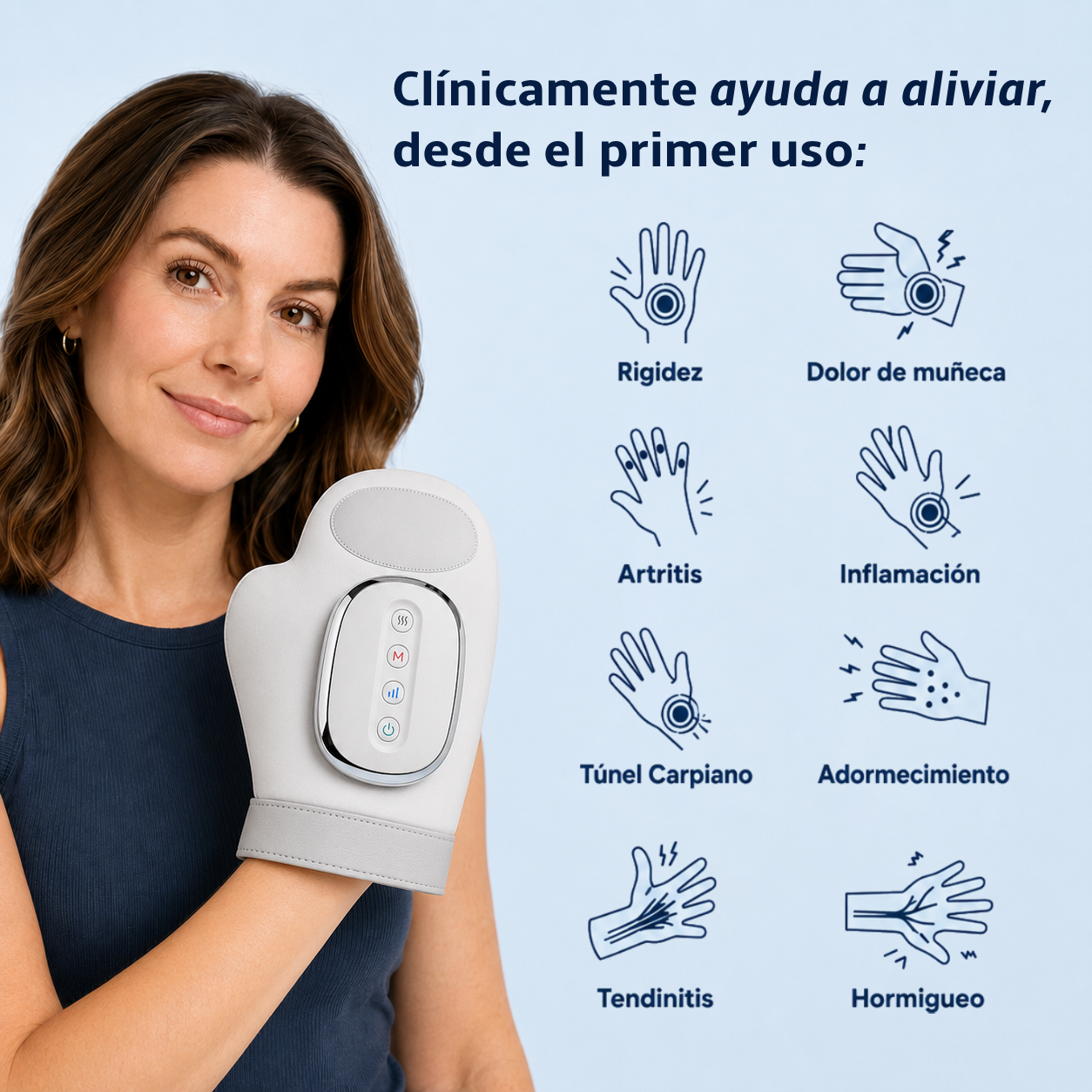 Masajeador Terapéutico de Manos y Muñecas