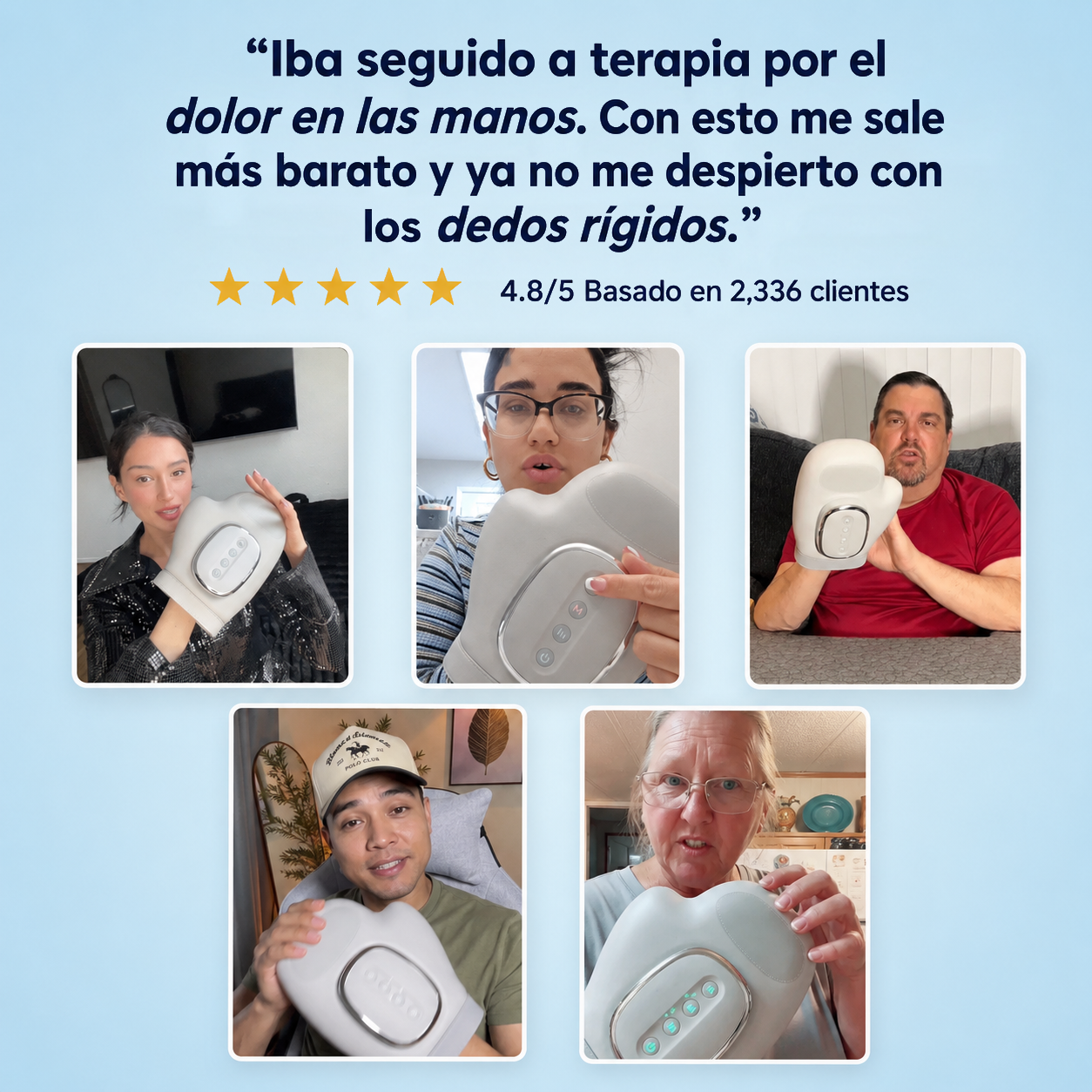 Masajeador Terapéutico de Manos y Muñecas
